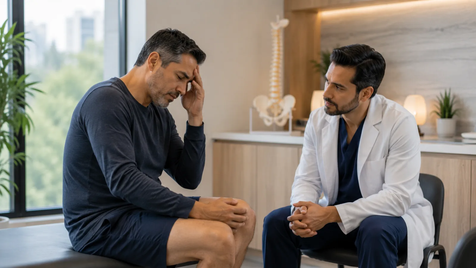 Dolor por hernia discal en CDMX